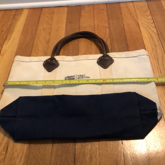 Vintage Byer of Maine Dark Harbor Bag - CS First Boston Global Insurance Bag - Picture 10 of 11